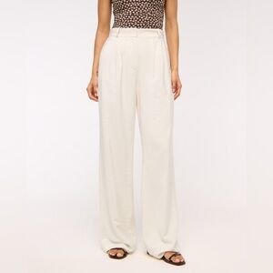 Abercrombie & Fitch White Sloan Pant Crepette